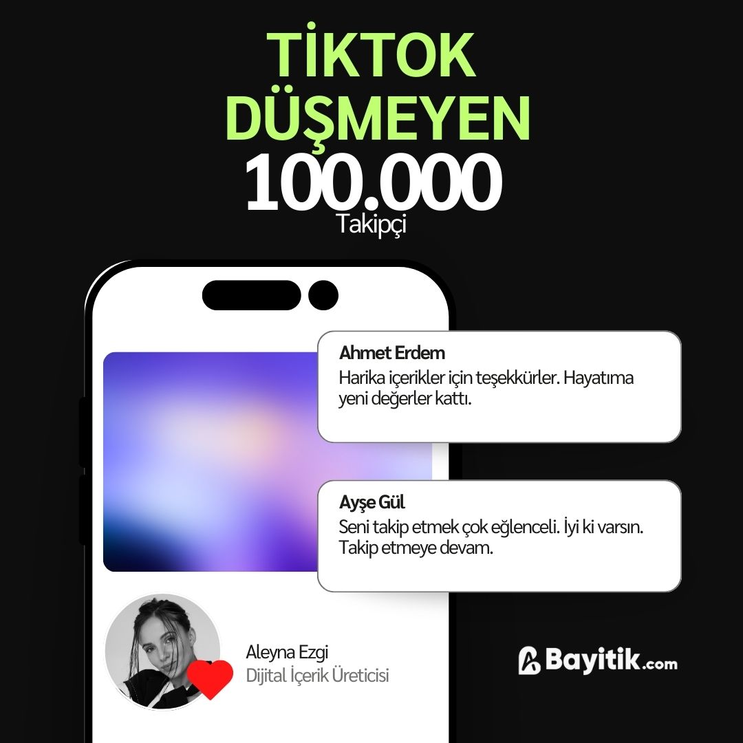 tiktok takipçi satın al